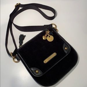 Juicy Couture black velvet crossbody